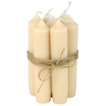 Set a 5 korte dinerkaarsjes creme